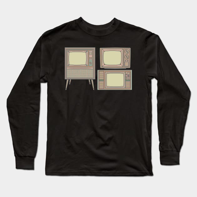 Brown Classic Television Long Sleeve T-Shirt by milhad